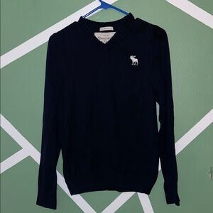 Abercrombie & Fitch Blue Long Sleeve Tee Classic Fit